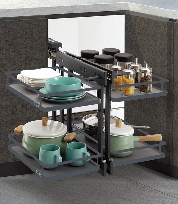 WOODEN UNIVERSAL CORNER (GREY) - 800/900MM, GREY, AJ132