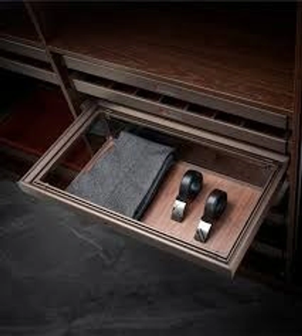 GLASS BASKET (MOCHA) - AJWAM-0160, 600MM