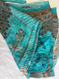 Three-Piece Printed Pakistani Salwar Kameez Suit - XL