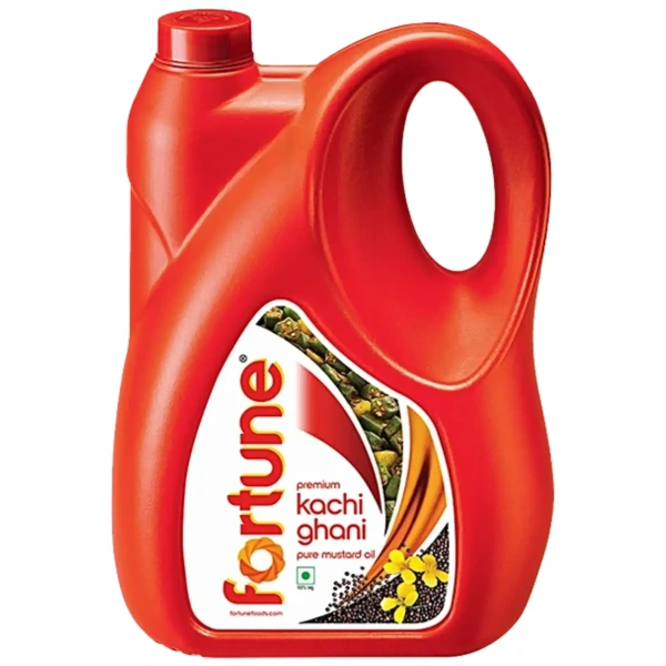 Fortune Premium Kachi Ghani Pure Mustard Oil, 4.5 Kg Jar