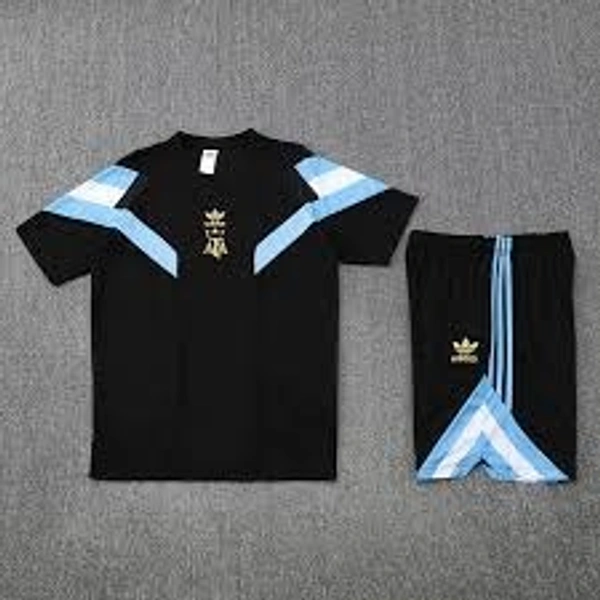 Argentina 2025 Pre-match Black Kit Fan Edition With Short - XL