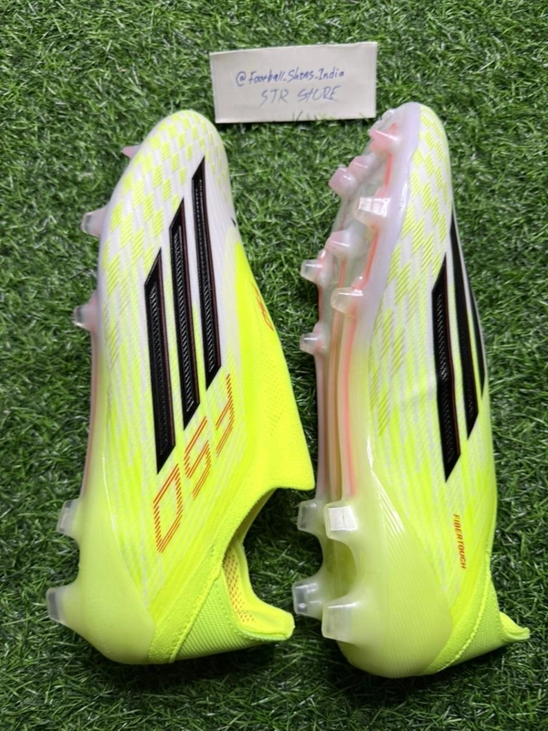 F50 Elite Light Yellow Colour Low-top FG Without Lace - 7.5