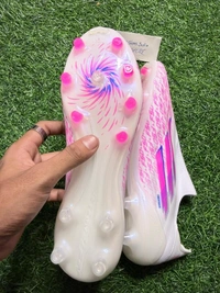F50 Elite White And Pink Colour FG Without Lace - 7.5