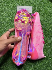 Ultra Ultimate Baby Pink Colour FG Low-top With Lace - 6