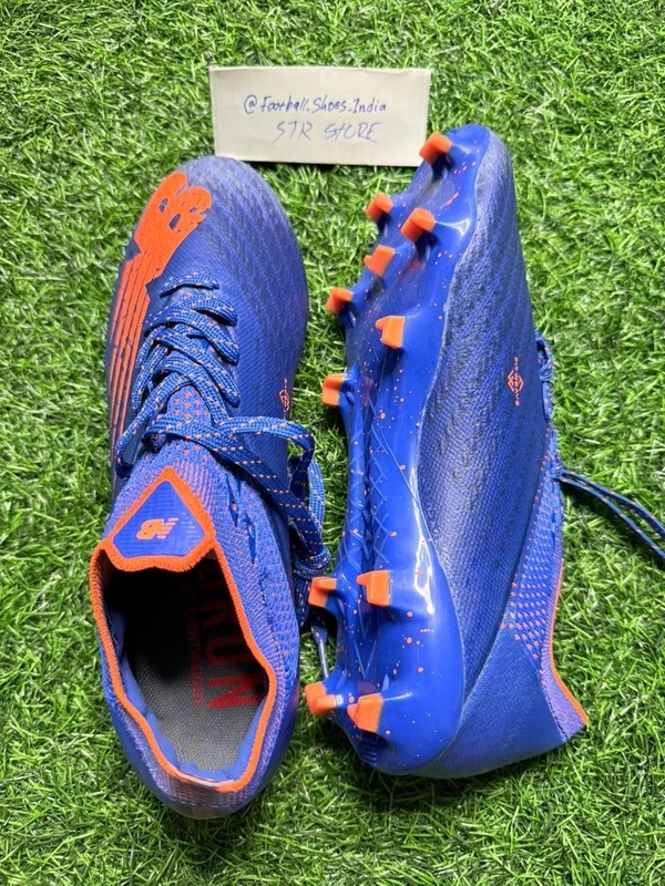 NB Furon V6 Pro Blue Colour Low-top FG With Lace - 7.5
