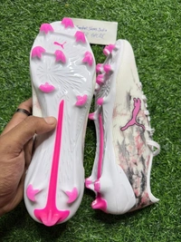 Ultra Ultimate White & Pink Low-Top FG With Lace - 8