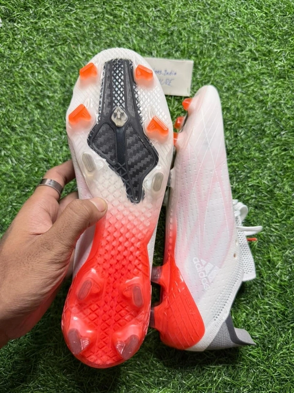 X Speedflow White Orange FG Low-Top With Lace - 6.5