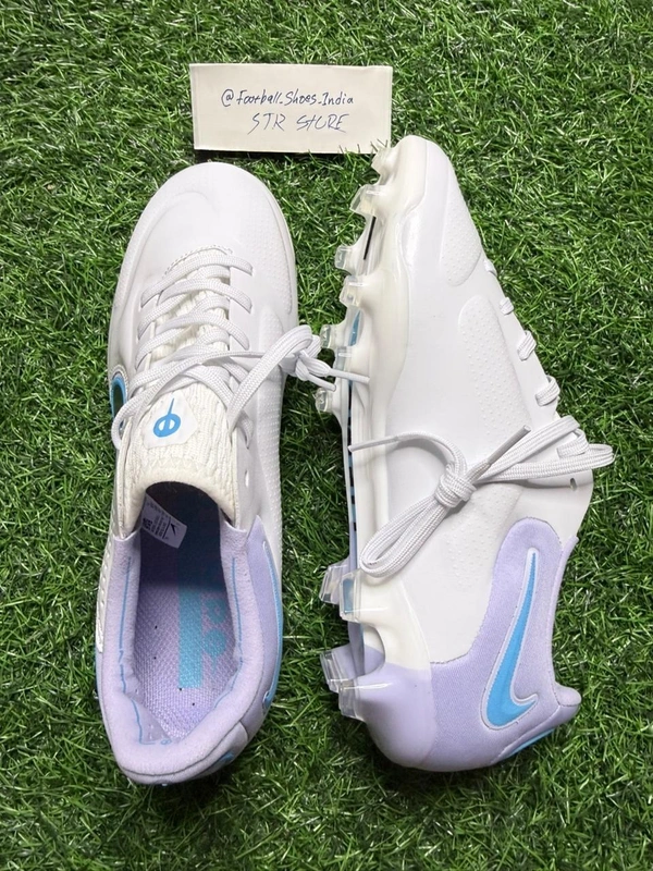 Tiempo Legend 9 Elite White Low-top FG With Lace - 5.5