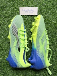 Ultra Green And Blue Colour With Lace - 9