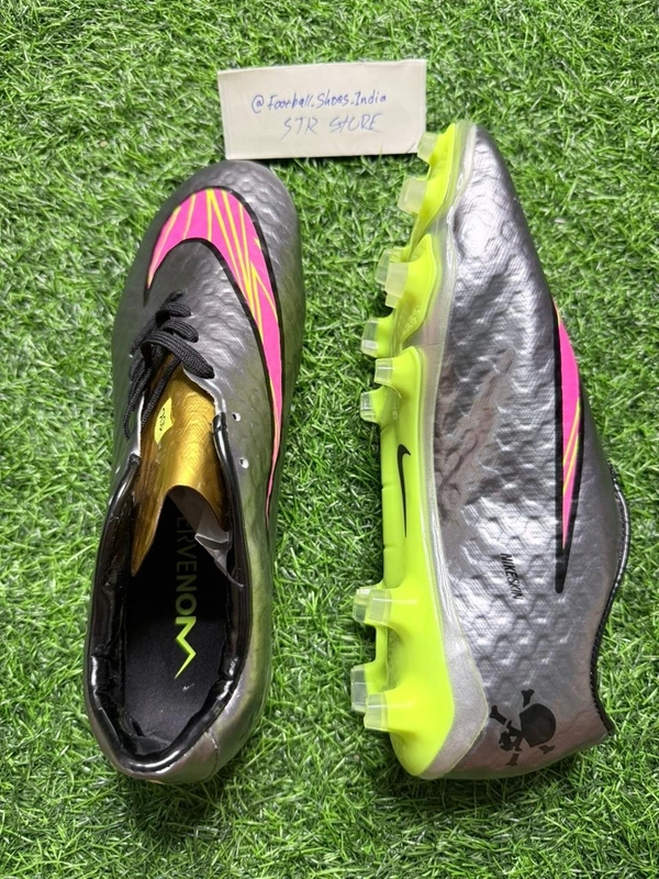 Hypervenom Phantom 3 Grey Colour Low-top FG With Lace - 6