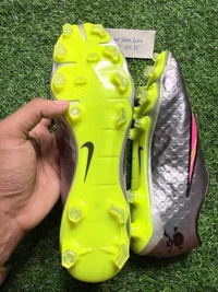 Hypervenom Phantom 3 Grey Colour Low-top FG With Lace - 7.5