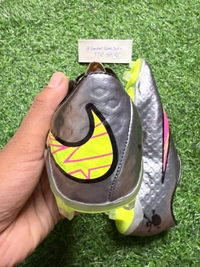 Hypervenom Phantom 3 Grey Colour Low-top FG With Lace - 7