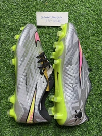 Hypervenom Phantom 3 Grey & Green Low-top FG With Lace - 6