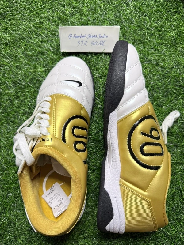 Total 90 III Futsal 5 White And Gold Colour With Lace - 10