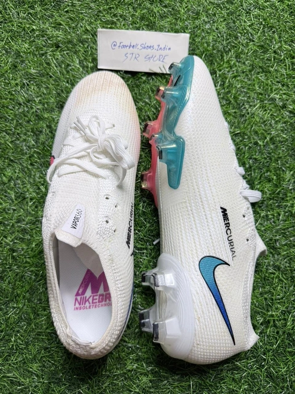 Mercurial Vapor 13 Elite White Colour Low Ankle - 5.5