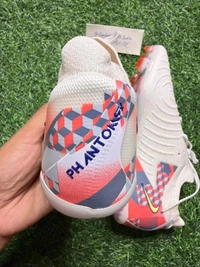 PhantomGX Luna White & Orange Low-top FG With Lace - 6