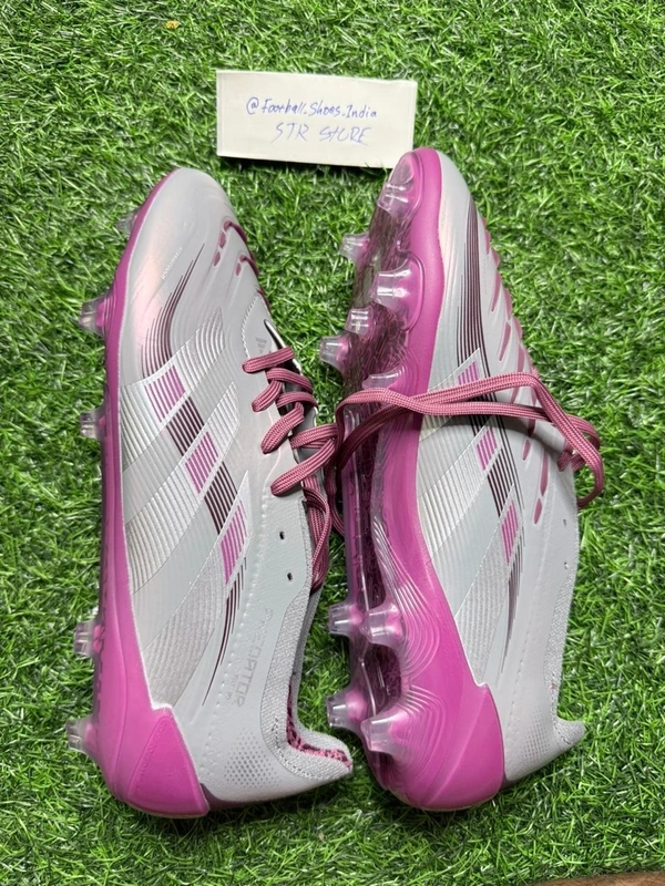 Predator Elite Grey Colour FG Low-top With Lace(Jude Bellingham) - 8