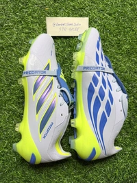 Predator Foldover Elite Green Blue Colour FG With Lace - 6