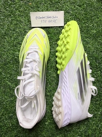 F50 Elite White And Light Green Colour AG/Turf With Lace - 6.5