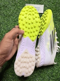 F50 Elite White And Light Green Colour AG/Turf With Lace - 9.5