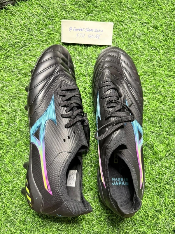 Mizuno Neo Black Colour Low-top FG With Lace - 8