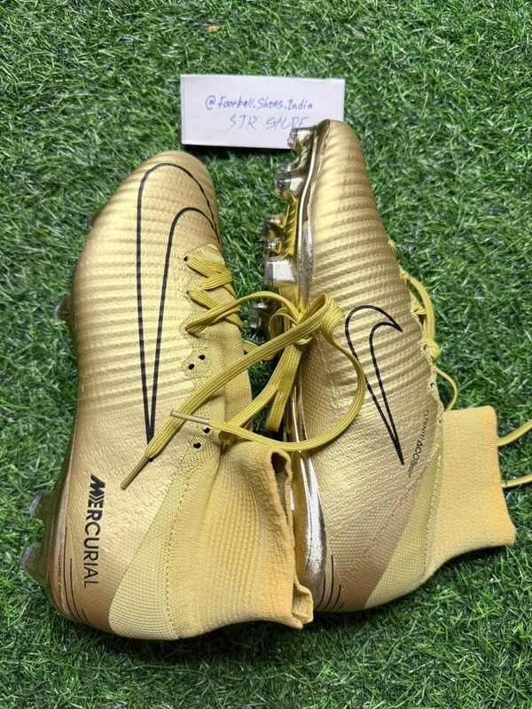 Mercurial Superfly 5 Golden Colour High Top FG - 6