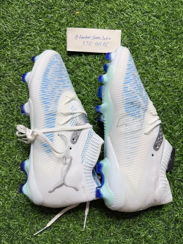 Future 8 Ultimate White Blue Colour Low-top With Lace - 9