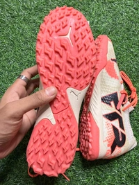 Future Cream Colour Astro/Turf Boot With Lace - 6