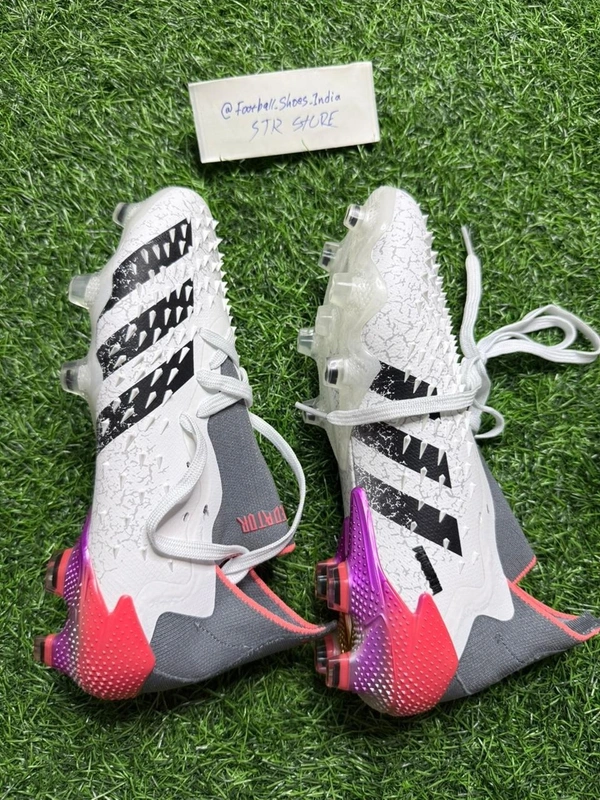 Predator Freak White High Top FG  With Lace FG - 7.5