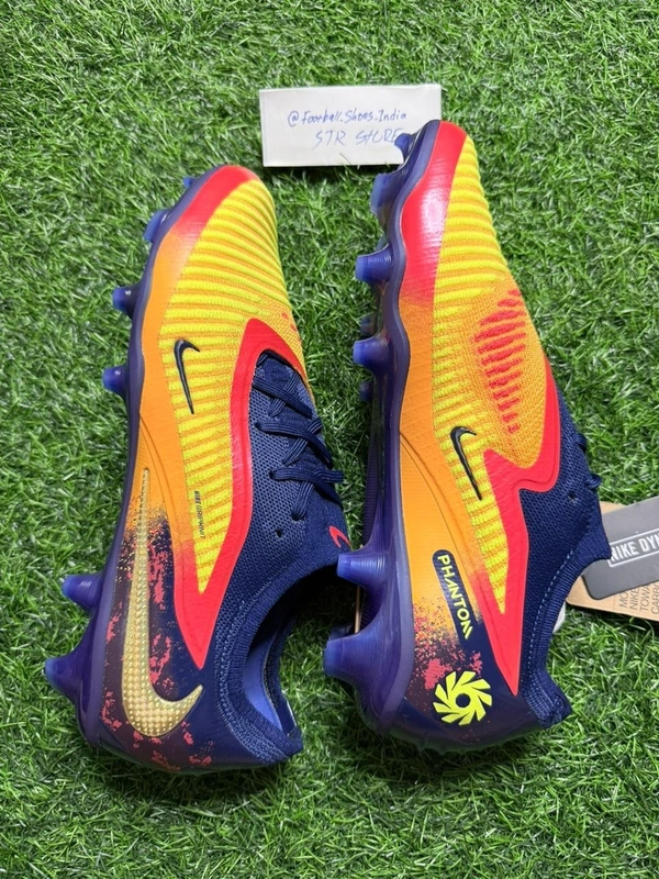 Phantom 6 Luna III Elite Yellow Blue Low-top FG With Lace - 7