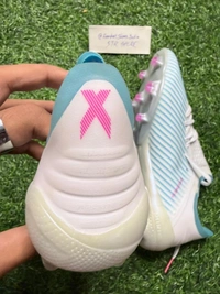 X 19 White Blue Colour FG Low-top With Lace - 6.5