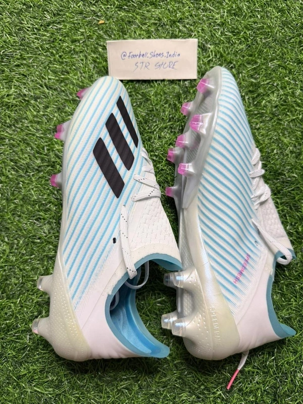 X 19 White Blue Colour FG Low-top With Lace - 6.5