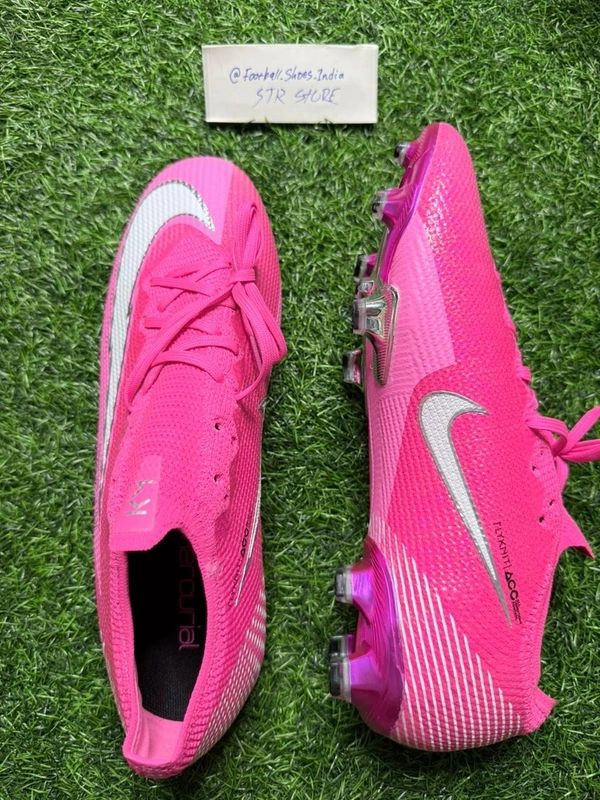 Mercurial Vapor 13 Elite Pink FG With Lace ( Kylian Mbappe) - 5.5