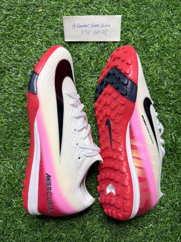 Mercurial Vapor 16 White Red Low-top AG/Turf With Lace - 6