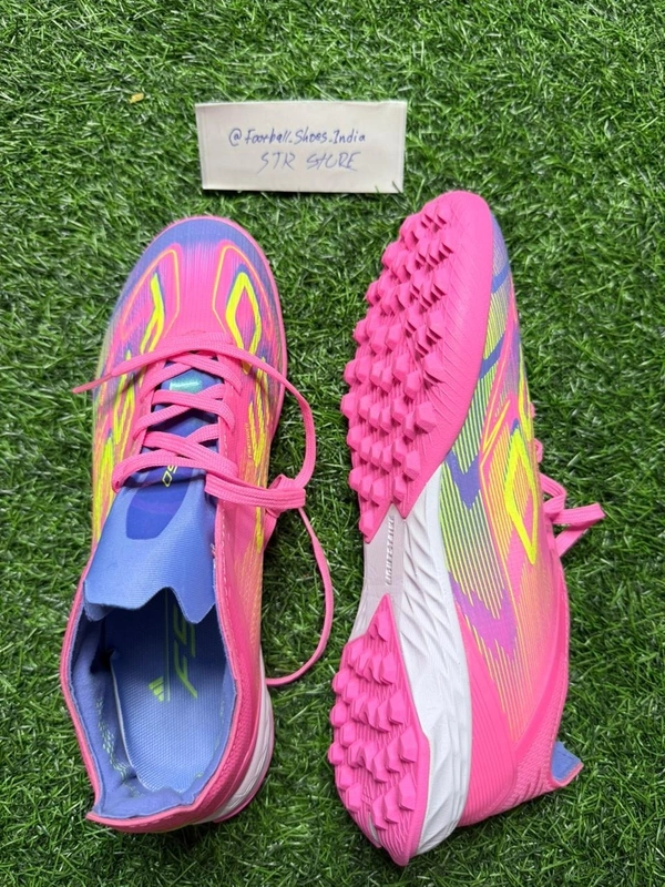 F50 Pink Mix Colour AG/Turf With Lace - 6.5