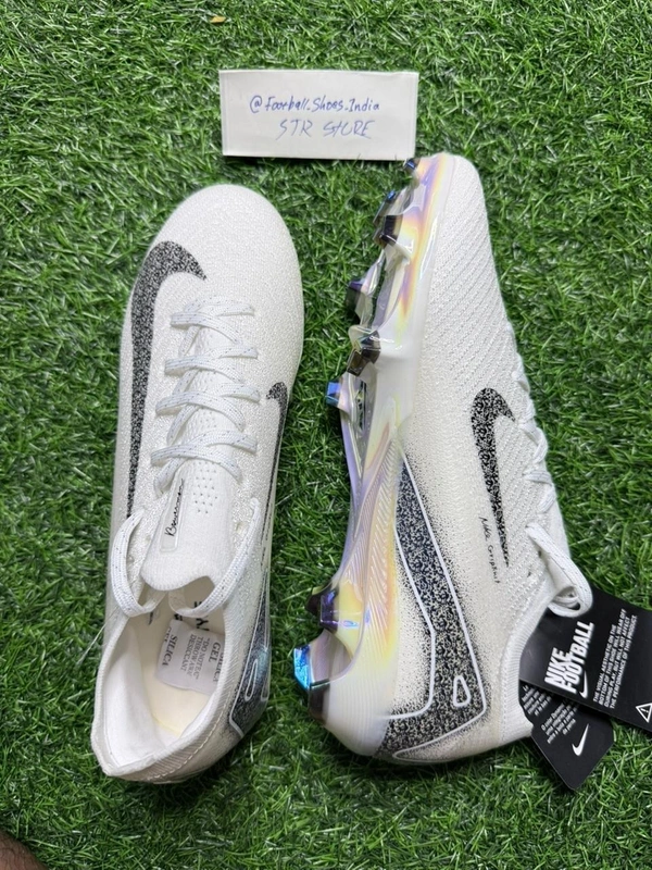 Mercurial Vapor 16 Elite Silver Black With Lace FG - 6