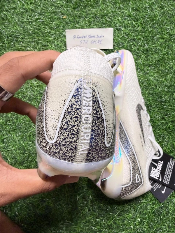 Mercurial Vapor 16 Elite Silver Black With Lace FG - 6