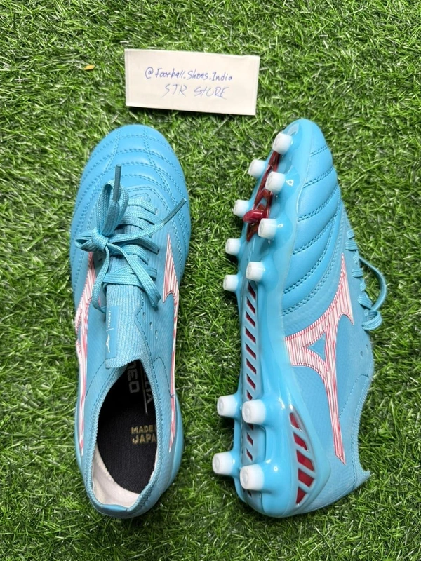 Mizuno Neo 3 Sky-blue FG With Lace - 7.5