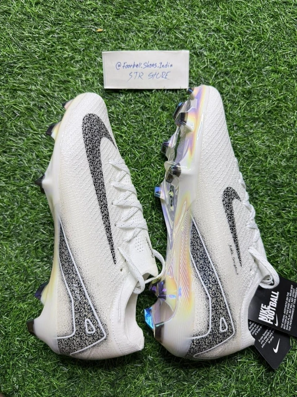 Mercurial Vapor 16 Elite Silver Black With Lace FG - 6