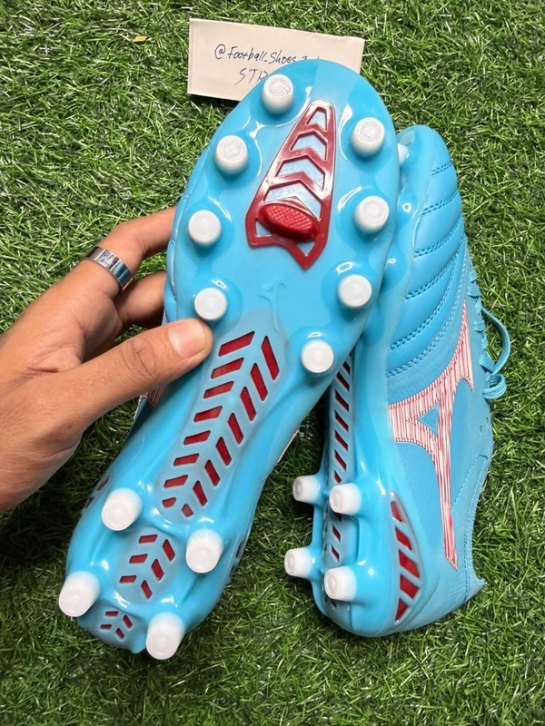 Mizuno Neo 3 Sky-blue FG With Lace - 7.5