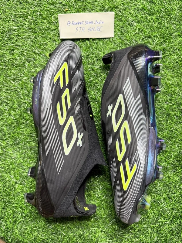 F50 Plus Black Colour Low-top FG Without Lace - 7.5