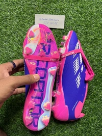 Predator Elite Blue And Pink Foldover With Lace FG - 6.5