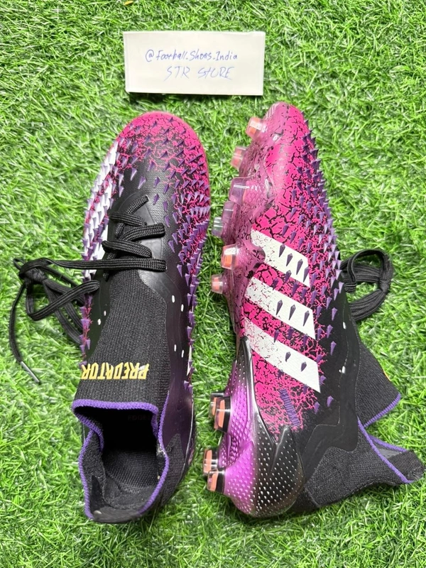 Predator Freak Purple High Top With Lace FG - 6.5