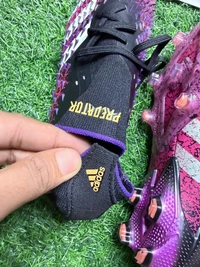 Predator Freak Purple High Top With Lace FG - 6