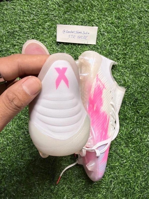 X 19 White Pink Colour FG Low-top With Lace - 6.5