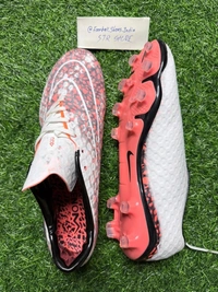 Hypervenom Phantom 3 White Orange Low-top FG With Lace(Colour Changing) - 7