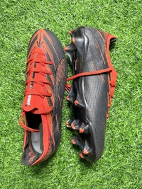 Ultra Black And Red Colour With Lace - 8