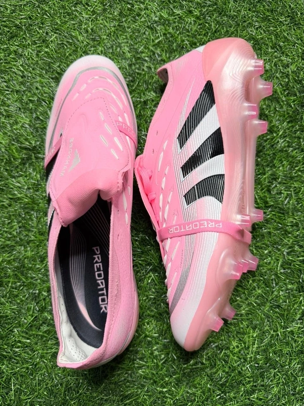 Predator Elite Foldover Baby Pink Colour FG BECKHAM Edition - 9