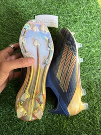F50 Elite Navy Blue And Gold Colour FG Without Lace(O DEMBELE) - 6