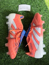 Predator Foldover Elite Orange Blue Colour FG With - 6